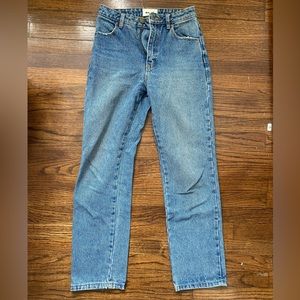 Rolla’s Cropped Straight Jeans, Size 24